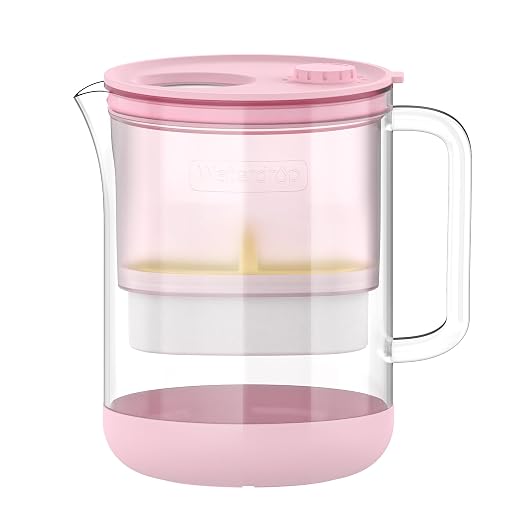 Waterdrop PT-72P Glass Water Filter Pitcher, Eco-Friendly, NSF/ANSI 53 by Waterdrop