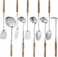 10 Pcs Cooking Utensils Set 304 Stainlss Steel Kitchen Utensils Set Heat by Lazycorner