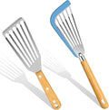 KLAQQED Fish Spatula Set for Nonstick Cookware Flexible Metal Fish Spatula by KLAQQEDBrand
