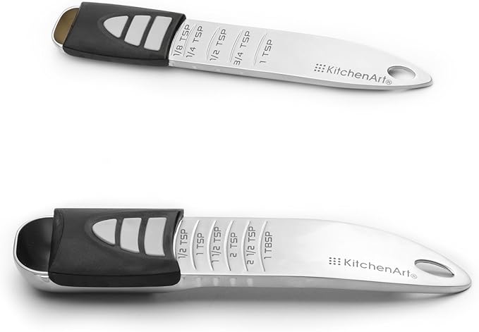 KitchenArt Stainless Steel Pro Sliding Adjust-A-Tablespoon and Teaspoon by KitchenArt