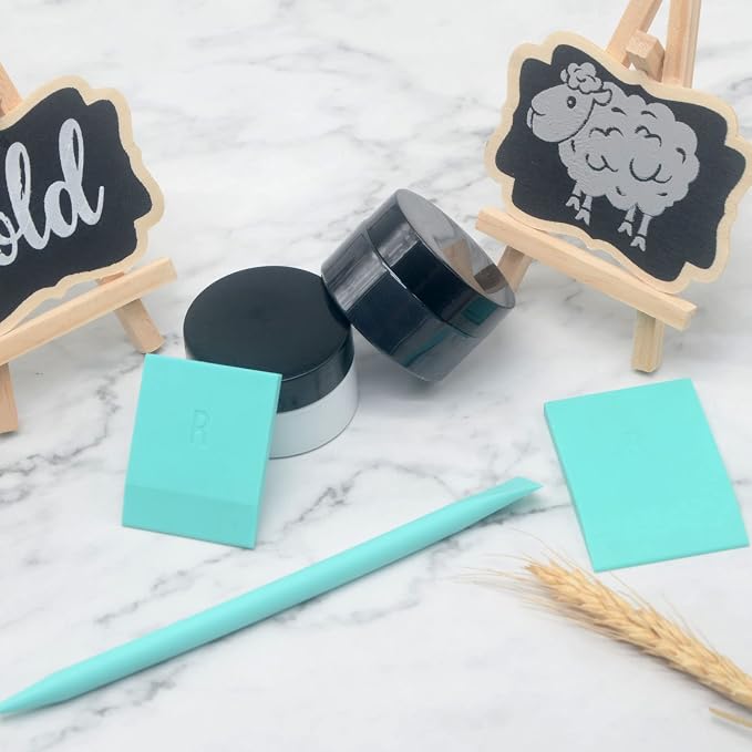 6 Pieces Screen Printing Squeegee Mini Squeegees Set, Self Adhesive Screen - Image 8