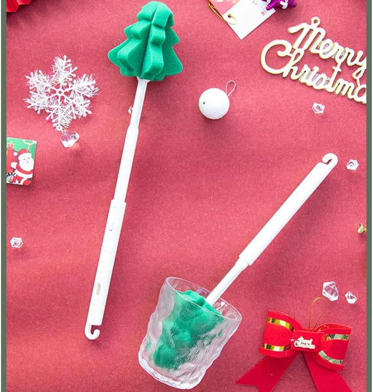2-Piece Soft Sponge Bottle Brush Set