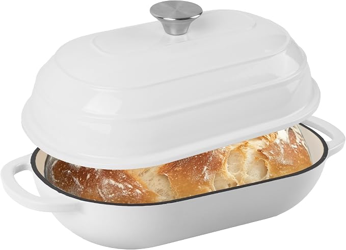 Premium Enameled Cast Iron Dutch Oven by Unknown