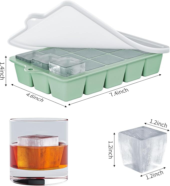 Silicone Ice Cube Tray 3 Pack - Image 4