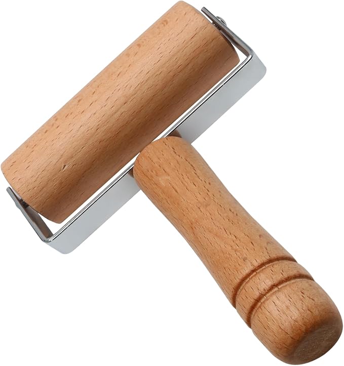 Wooden Rolling Pin, Ergonomic Non-Stick Pizza Baker Dough Pastry Roller - Image 2