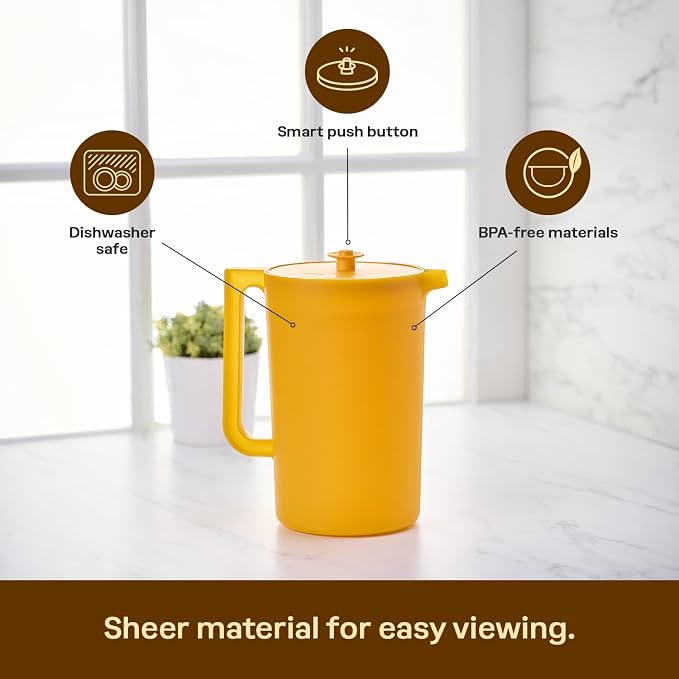 Tupperware Impressions Classic Sheer 1 Gallon Pitcher - Image 4