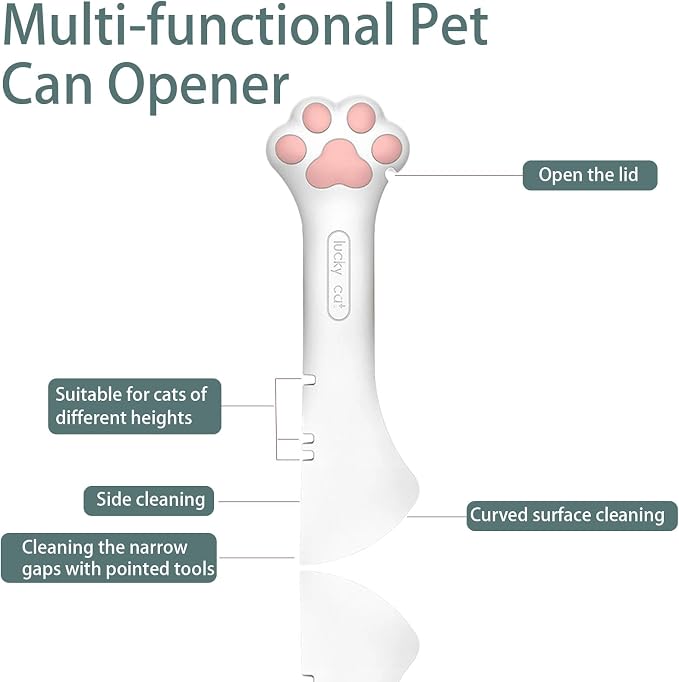 4pcs gray Pet Food Can Supplies Set，Silicone Cat Dog Food Can Lids Spoons - Image 4