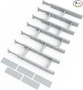 SpaceAid Bamboo Drawer Dividers by SpaceAid