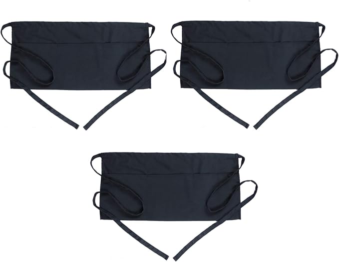 BOHARERS Waist Apron with 3 Pockets 3 Pack by BOHARERS