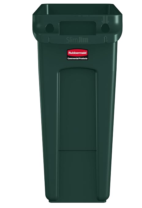 Rubbermaid Commercial Products Slim Jim Trash/Garbage Can - Image 2