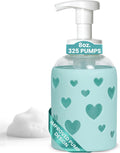 SoCal Suds & Company Foaming Hand Soap Dispenser Glass, Sea Glass, 8oz
