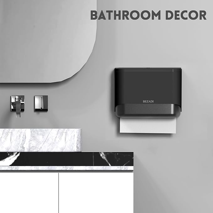 Paper Towel Dispenser, Large Capacity Wall Mount Tissue Dispensers - Image 6
