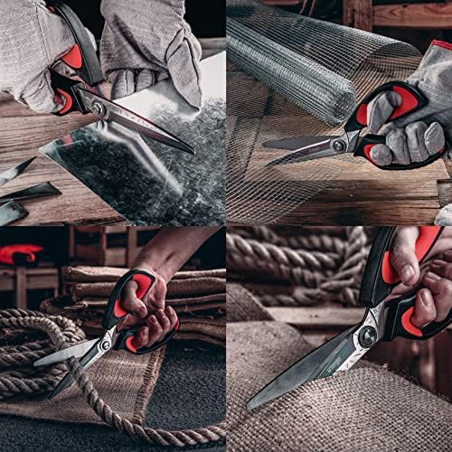 LIVINGO 10" Heavy Duty Multipurpose Shears for Shop & Garden