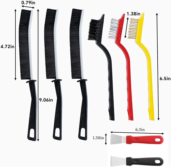 Crevice Cleaning Brush Set, Kitchen Sink Dead Corner, Window Gap, Floor Brush - Image 6