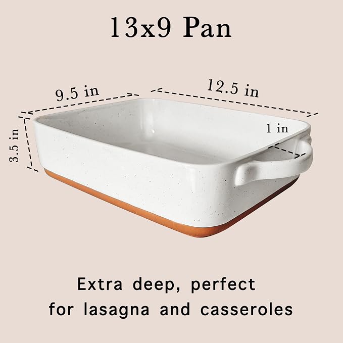 Mora 9x13in Porcelain Baking Dish - Image 2