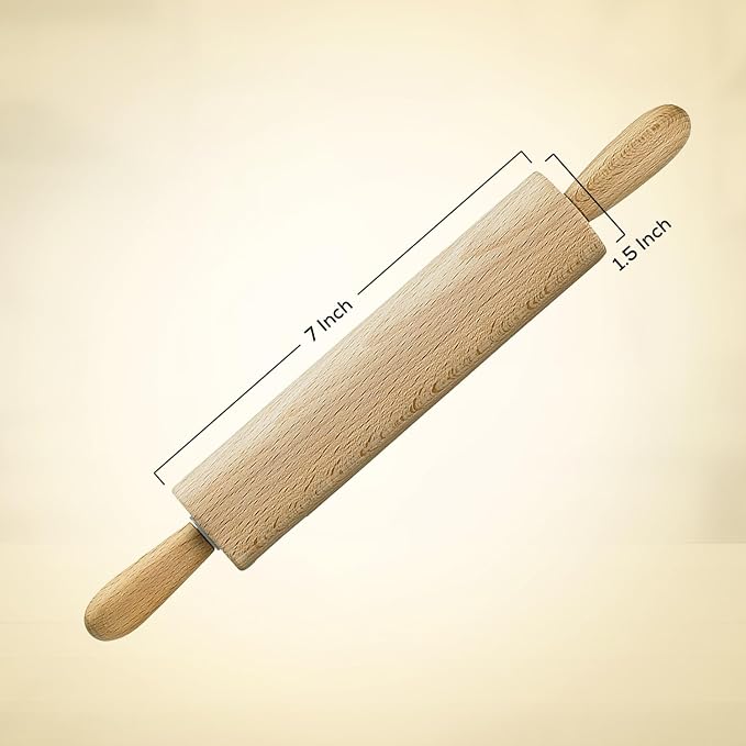 Mrs. Anderson's Baking Children’s Classic Wooden Rolling Pin, German Beechwood - Image 2