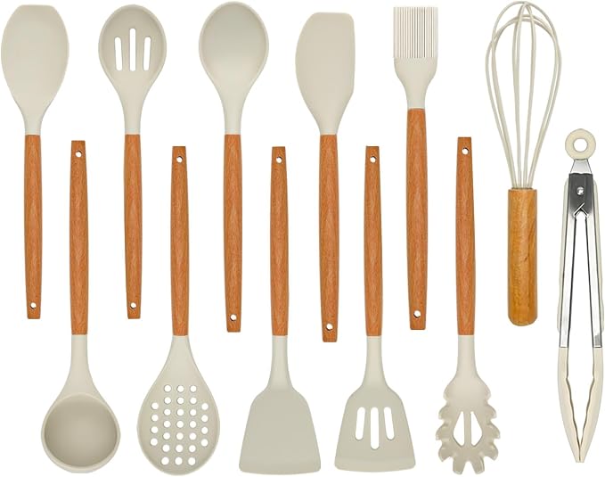 Kitchen Utensils Set by SOFSNFood-gradeSiliconeKit