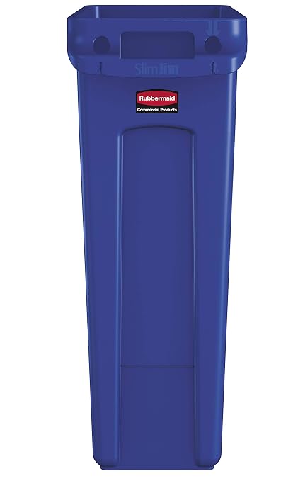 Rubbermaid Commercial Products Slim Jim Trash/Garbage Can - Image 2