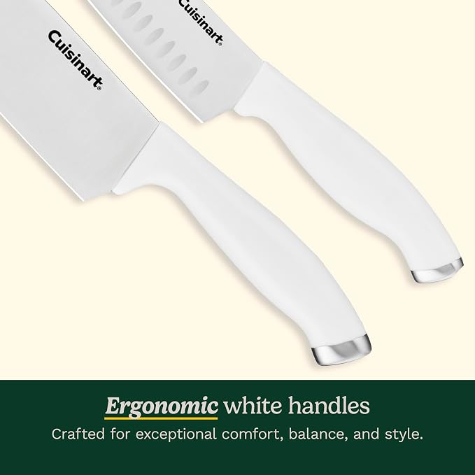 Cuisinart Block Knife Set, Lightweight, Stainless Steel, Durable & Dishwasher - Image 4