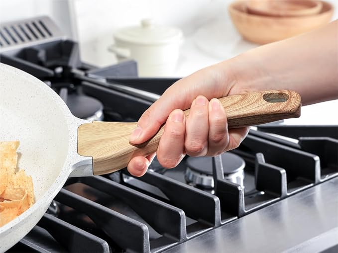 SENSARTE Nonstick Ceramic Saute Pan 12-Inch, 5QT Non-toxic Deep Frying Pan - Image 7