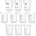 Silicone Measuring Cups Set 10Pcs 125ml by SwigranceQualityCreativity