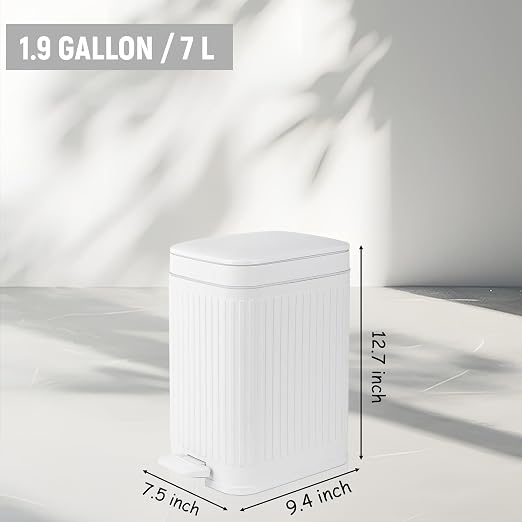 rejomiik Small Bathroom Trash Can - Image 7
