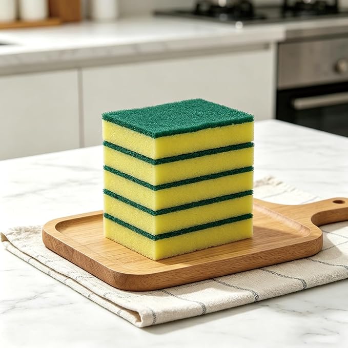 AIDEA Sponges Kitchen, 50 Pack Heavy Duty Dish Sponge, Cleaning Dish Scrubber - Image 2