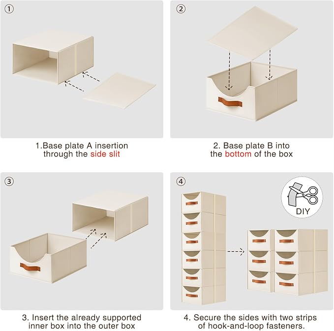 Homsorout Stackable Storage Drawers - Image 7