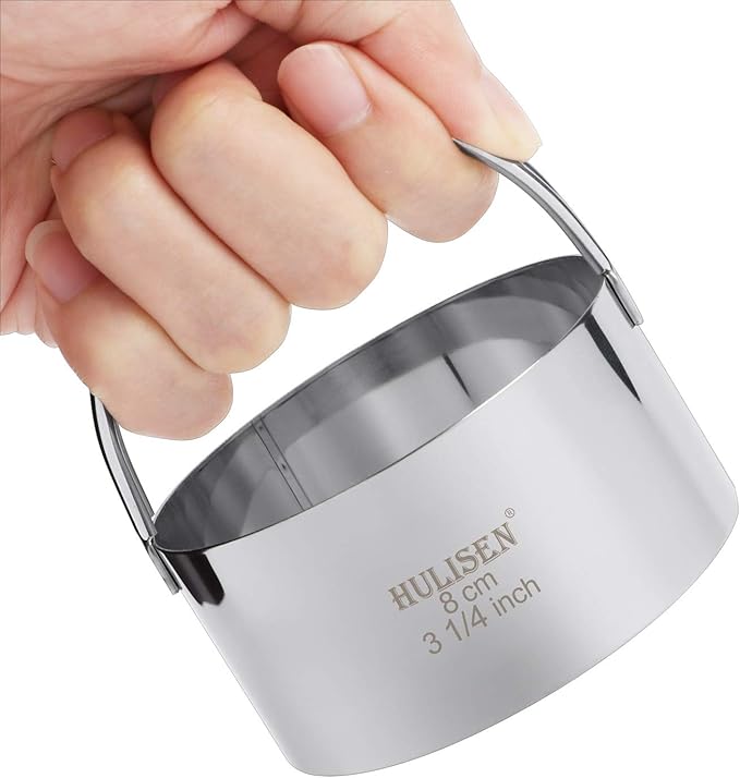 HULISEN Biscuit Cutter Set, Round Cookies Cutter - Image 2