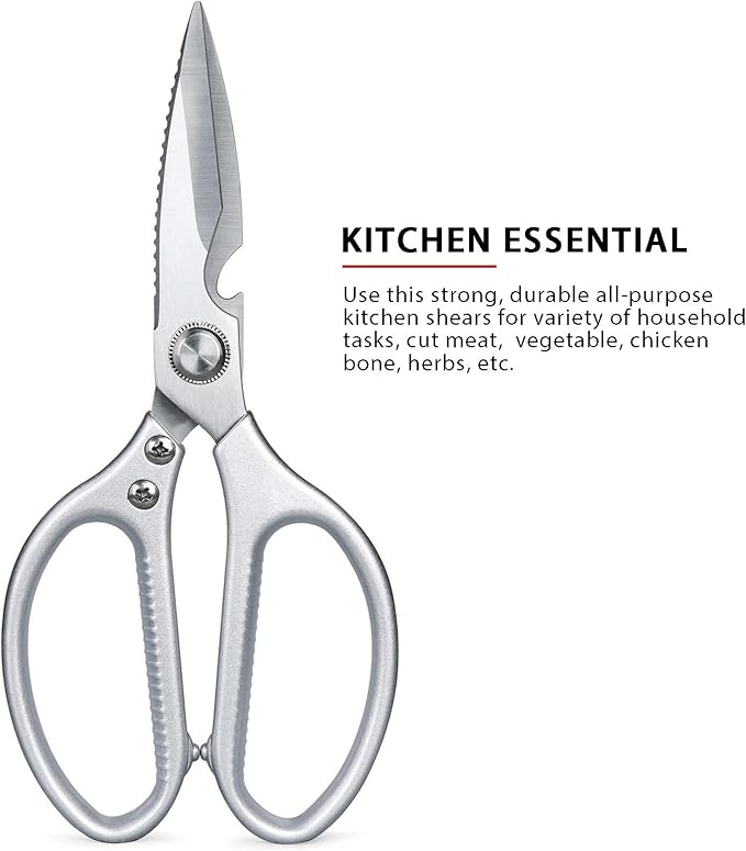 8.46'' Large Kitchen Scissors for Food, Heavy Duty All Purpose Kitchen Shears - Image 2