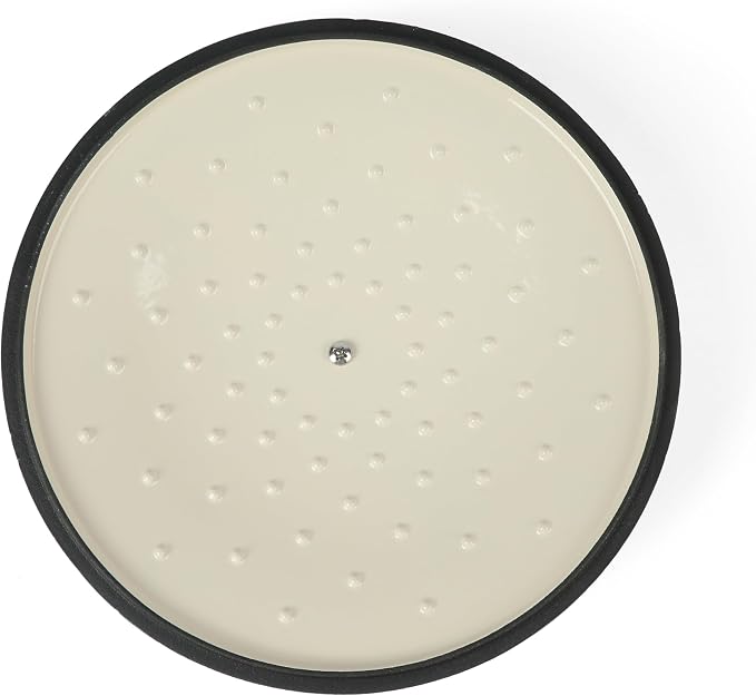 Martha Stewart Gatwick 3.5-Quart Enameled Cast Iron Dutch Oven Braiser – Linen - Image 6