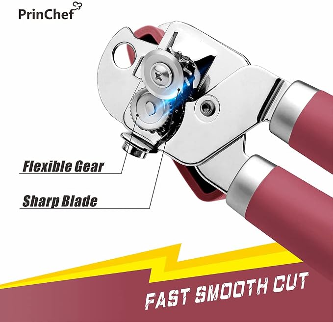 PrinChef Can Opener Manual, Can Tin Bottle Opener - Image 4