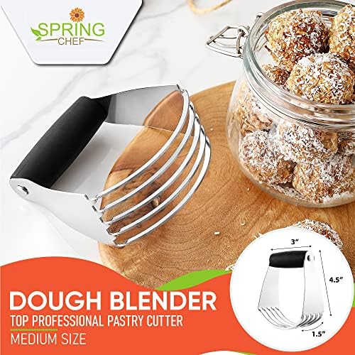 Spring Chef Medium Dough Blender, Black