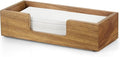 Paper Towel Dispenser Countertop, Acacia Wood Bathroom Paper Towel Holder by Bivvclaz