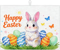Easter Bunny Dish Drying Mat, for Kitchen Counter Microfiber Absorbent Easter by Vodbne