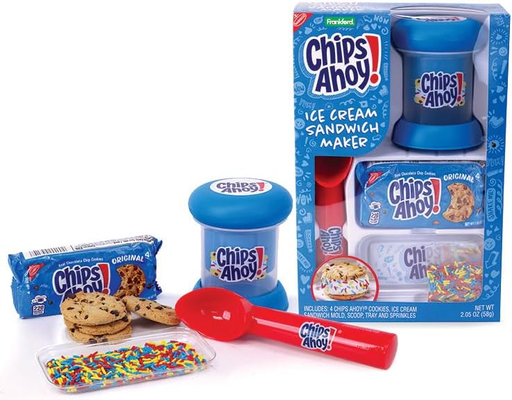 Frankford Chips Ahoy Ice Cream Sandwich Maker Gift Set with Chocolate