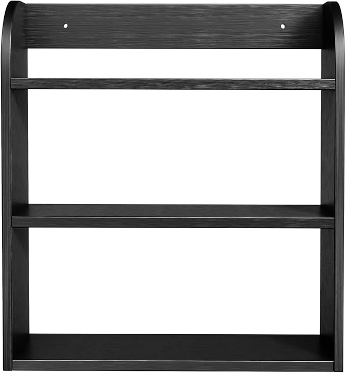 ROMGUAR CRAFT 3 Tier Bamboo Spice Rack, Countertop or Wall Mounting Wood Spice - Image 7