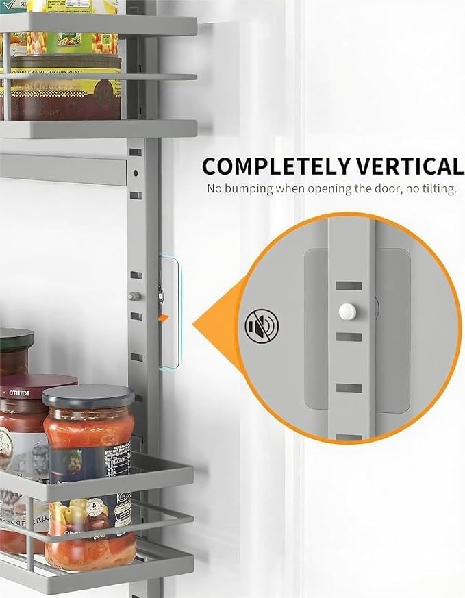 Moforoco Grey 9-Tier Over The Door Pantry Organizer, Pantry Organization and - Image 5