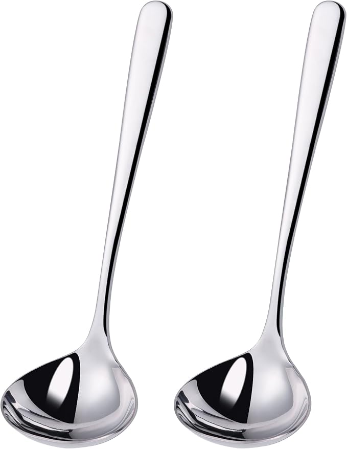 2 oz. Soup Ladles SUS304 Stainless Steel Gravy Ladle by Mafier
