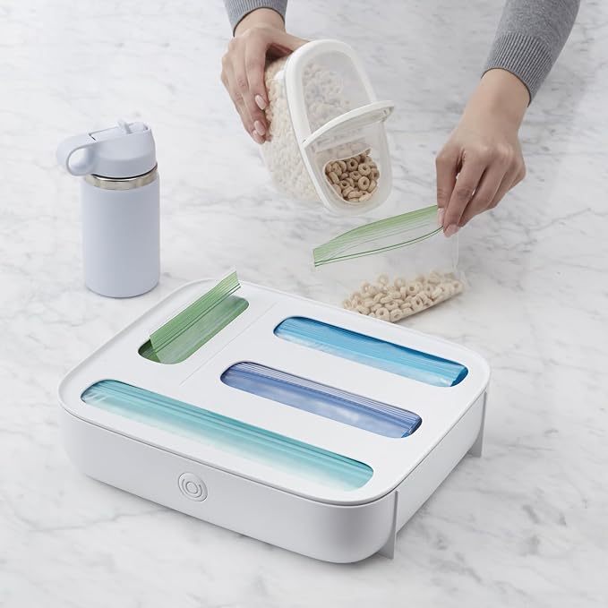 YouCopia StoraBag Drawer Food Bags Dispenser, Plastic Sandwich Bag Organizer - Image 6