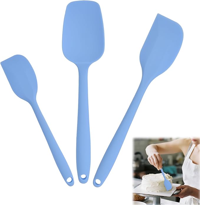 Silicone Spatulas Heat Resistant Food Grade Rubber Spatula, Handle - Image 7