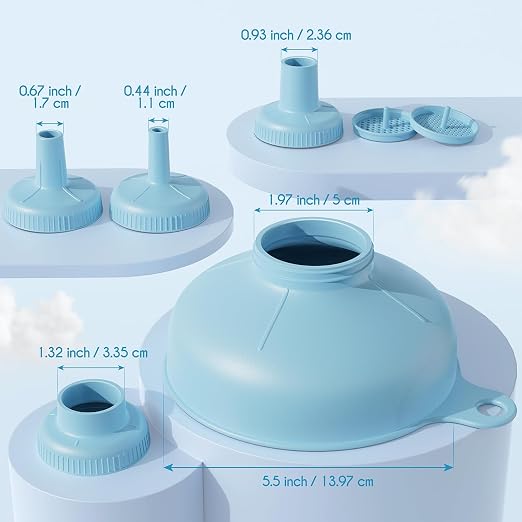 Pisol Wide Mouth Versatile Funnel, Canning Funnels - Image 7