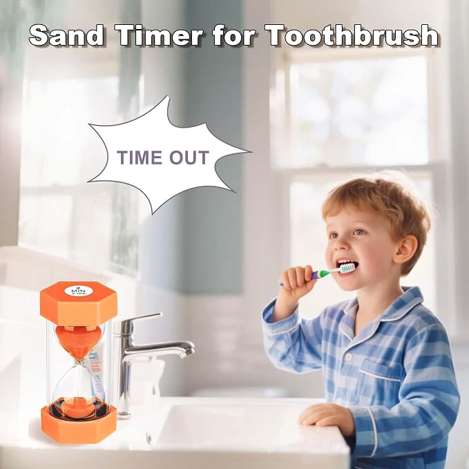 30 Minute Hourglass Sand Timer, Unbreakable Hexagon Sand Clock 30 Min, Reloj De - Image 4
