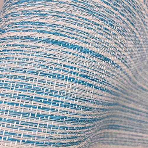 WAZAIGUR Placemats Set of 4, Woven Vinyl Table Placemats, Blue with
