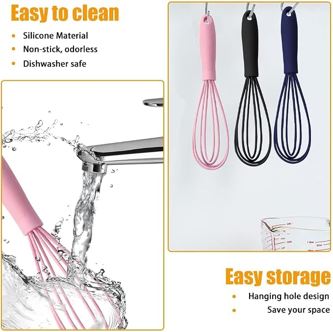 5 Pcs Silicone Mini Whisk - Image 6