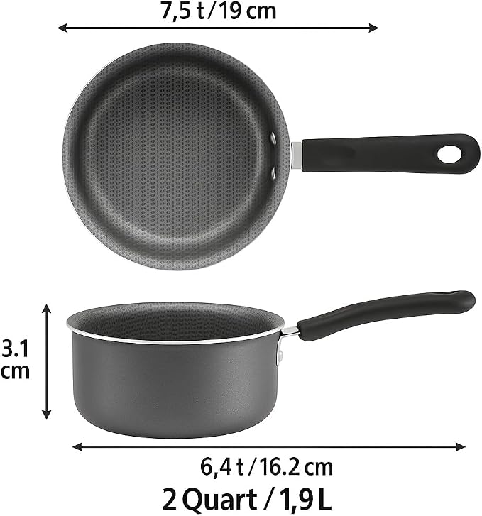 1-Quart Non-Stick Sauce Pan - Image 7