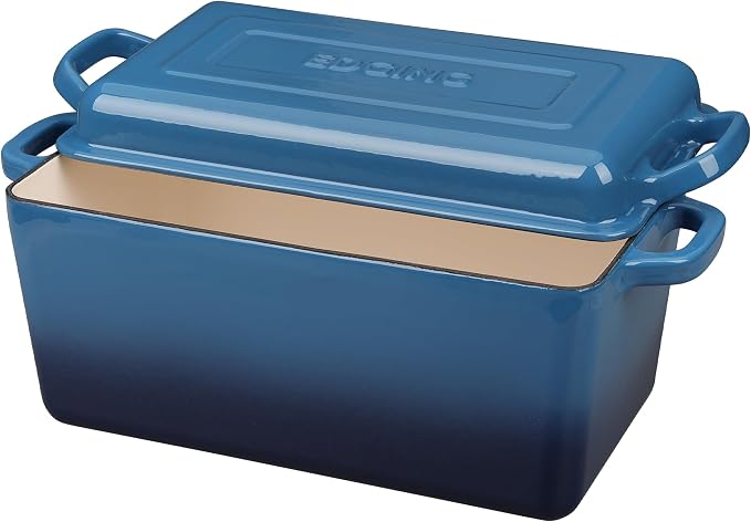EDGING CASTING Enameled Cast Iron Dutch Oven, Oblong Bread Oven - Image 6