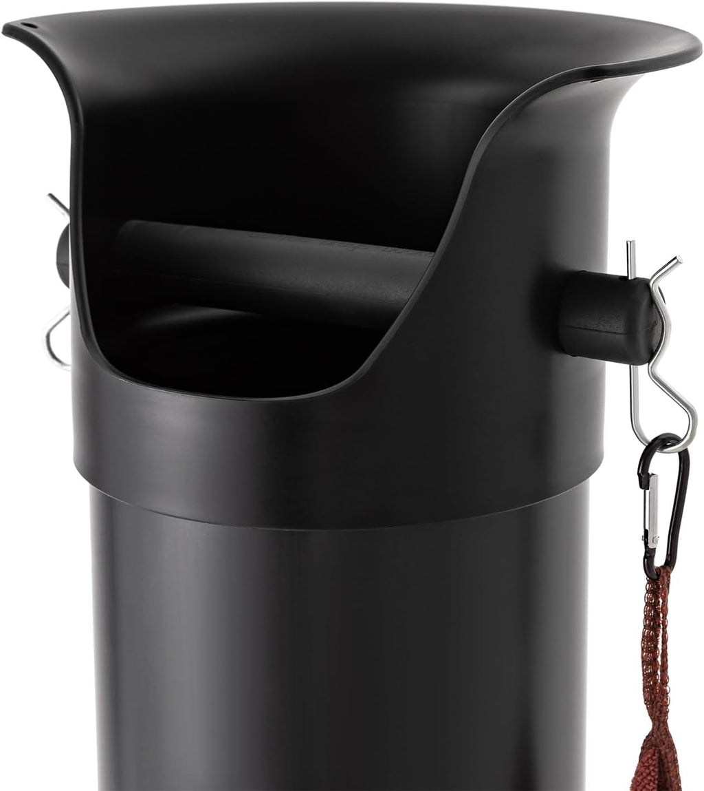 Commercial Knock Box - Large 33.66" Quiet Espresso Grounds Bin with