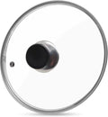 10.25 Inch Glass Lid for Frying Pan Tempered Glass Pot Lid by Unknown