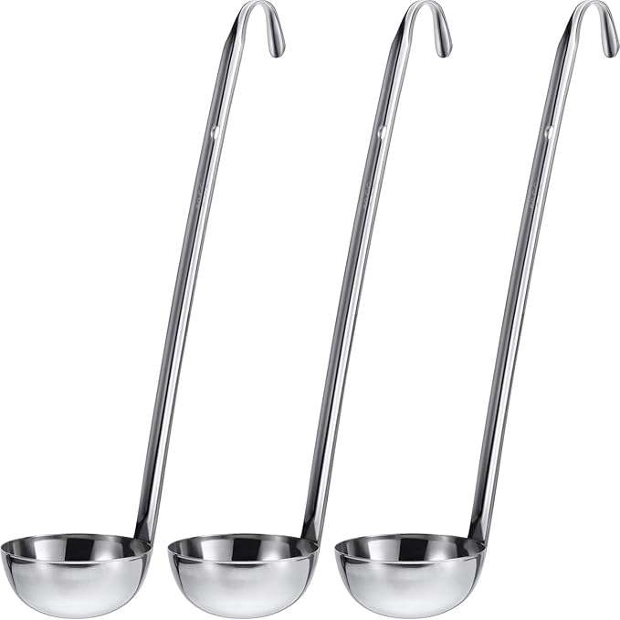 meekoo Stainless Steel Ladle Soup Handle Ladle by meekoo